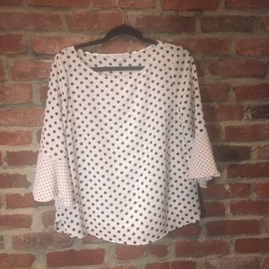 Polka dot blouse